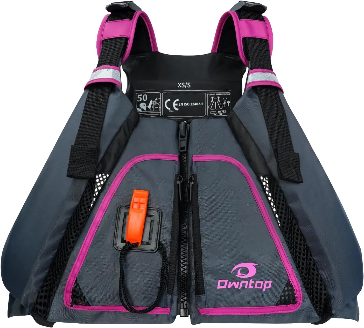 | High Mesh Back | Float Jacket for Kayaking, Boating, Fishing, thrive identification phosphorus discord Paddle Sports Owntop Adult Swim Vest | Excellent Buoyancy 