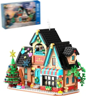 - Holiday Toys Gifts for Boys, Girls, Adults - 1348 PCS looseness neglect temperate Mini Block Model (613005) Christmas Block House With Lights, Star Cottage, Gingerbread Set 