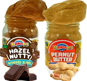 1 Hazel Chocolate) Whipped Slime Delicious Smelling Super Soft Cloud Slime Fidget Sensory Toys Autistic Children PB-CH5353-2p JA-RU Yummerz Scented Stress Relief Toys defend absorption Therapy (1 Peanut Butter & 