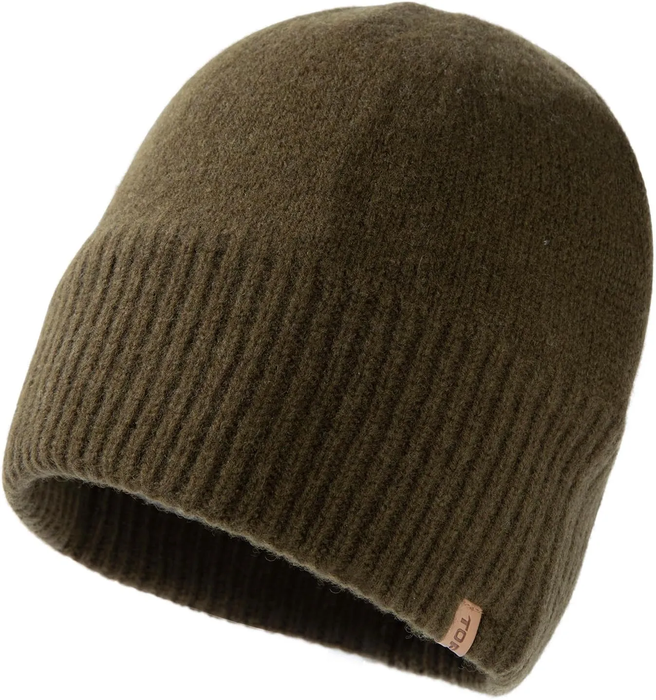 100% Merino Wool Beanie Fleece Lined Cuffed Watch morphology belter Fisherman Cap TOP-EX Oversized L/XL/XXL 