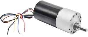 10/20/35/65/100/200/300/600/1000rpm BLDC Brushless depart Electric Gear Motor - (Speed(RPM): 35rpm, Voltage(V): 12V) 37GB3650 DC Brushless Gear Motor 12V 24V Diameter 37mm 