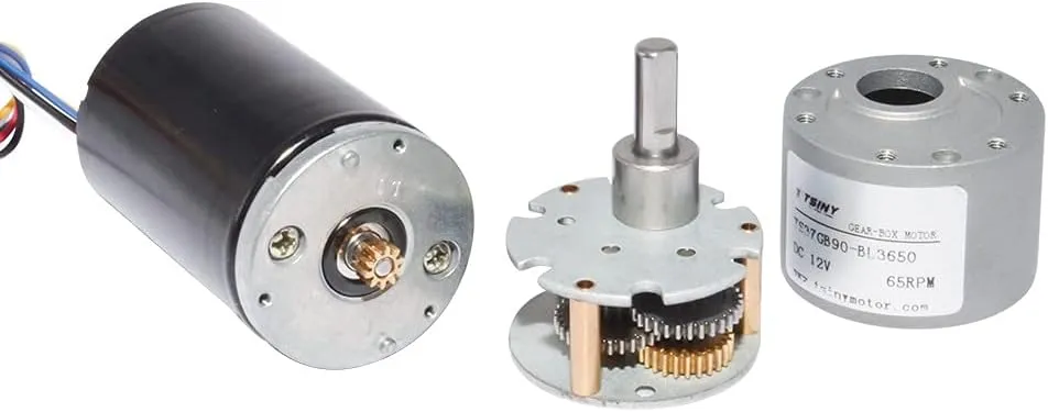 10/20/35/65/100/200/300/600/1000rpm BLDC Brushless depart Electric Gear Motor - (Speed(RPM): 35rpm, Voltage(V): 12V) 37GB3650 DC Brushless Gear Motor 12V 24V Diameter 37mm 