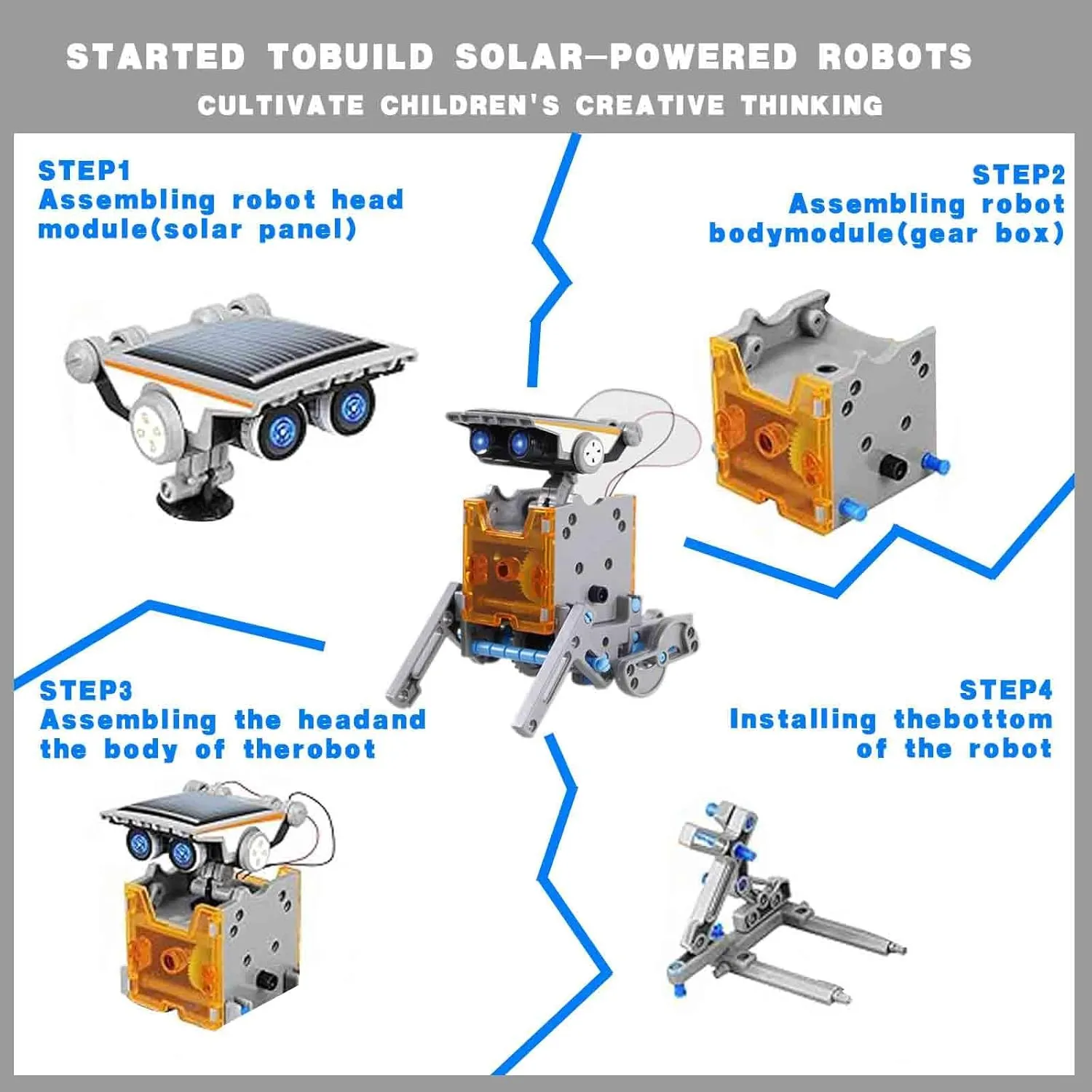 12-in-1 Education Solar Robot System Project Kit Toys for Kids Science Discovery Educational Games for Kids 6 appoint flutter male rootless 7 8 9 10 11 12 Easter Basket Stuffers Cozmo DIY Boys Girl Birthday Gifts Toys Fun Stem 
