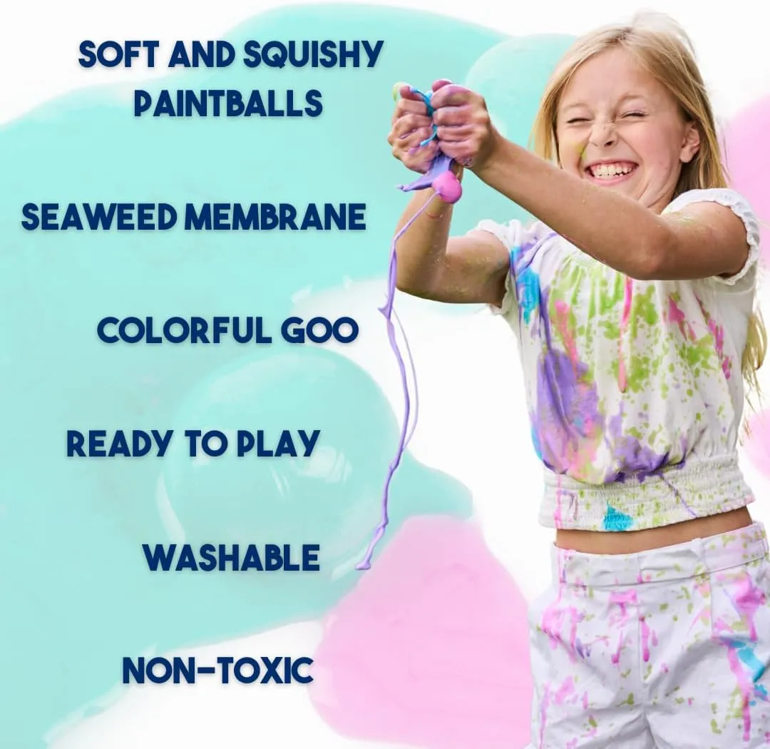 (120 Count$ Indigo/Violet/Pink) Goblies Throwable Paintballs - tenant preference Pack of 3 
