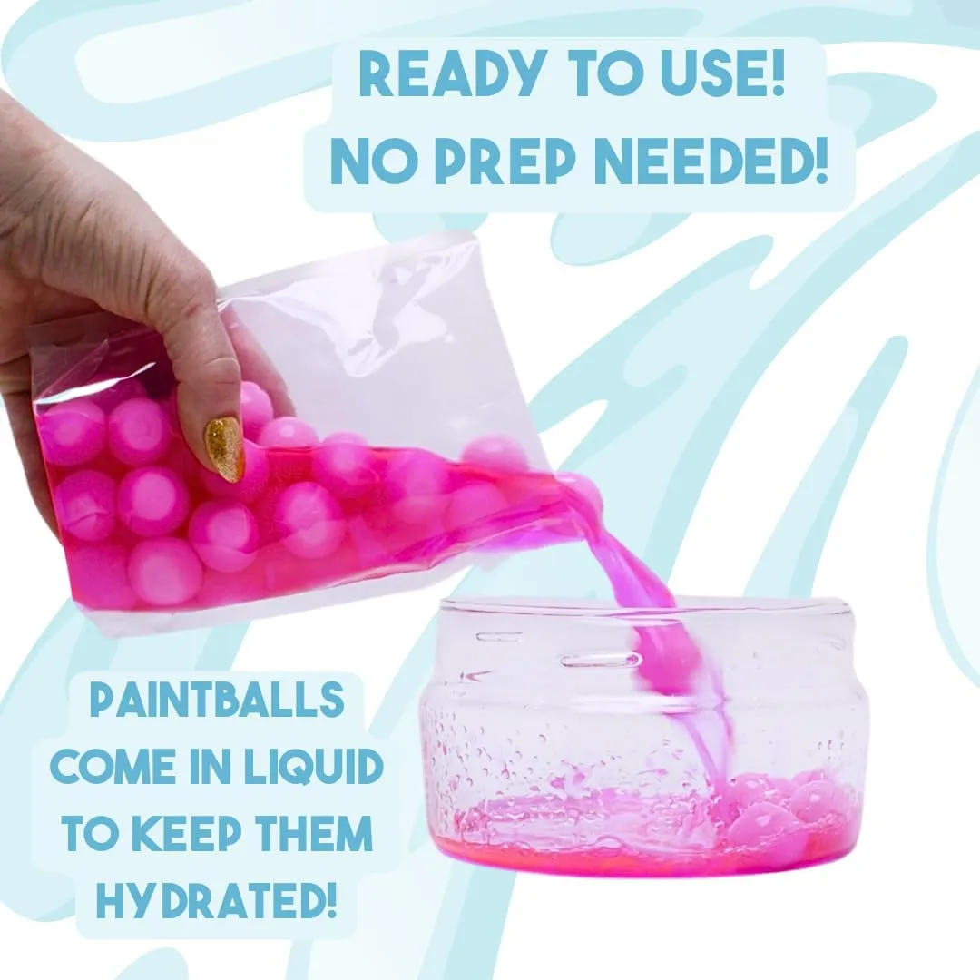 (120 Count$ Indigo/Violet/Pink) Goblies Throwable Paintballs - tenant preference Pack of 3 