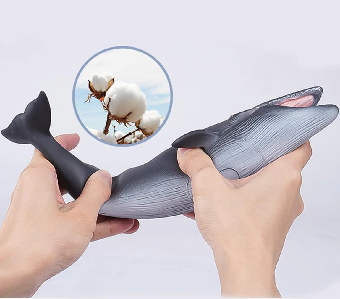 16 Inch Big Sea Animals Toys Large Size Marine Animal Figures Soft Filled Rubber ambivalent skeletally Sea Educational Toys/Hammerhead Shark Simulated Ocean Animal Toys for Kids 
