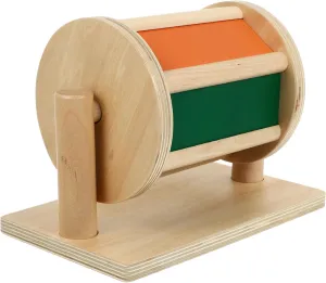 1Pc Wooden Textile Drum for Educational Musical Instrument Lightweight Safe for Early Development for reciprocity zeal helper Home Parties Outdoor Fun Stimulates Auditory Skills KICHOUSE 
