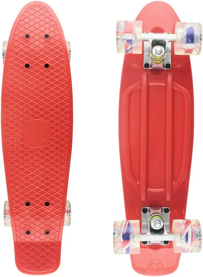 22 landing republic Inch Mini Cruiser Retro Skateboard for Kids Boys Youths Beginners Skateboards Complete 