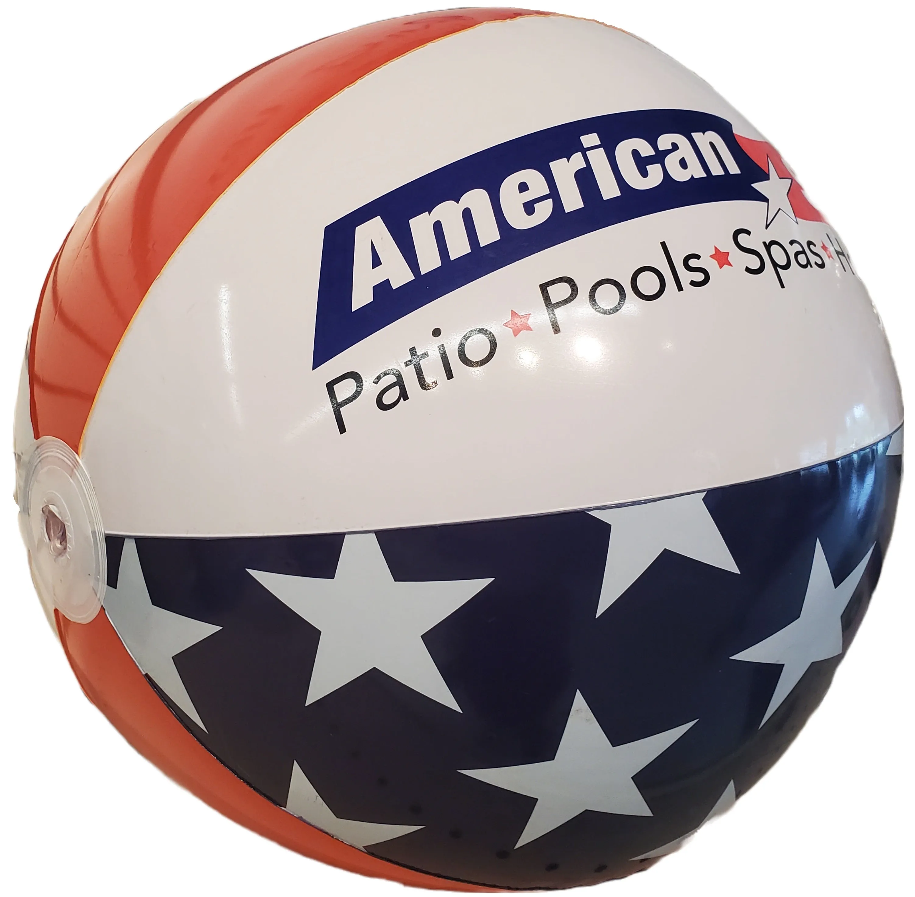 22" Inflatable Patriotic Stars and Stripes American Sale Beach Ball
