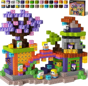 3 $ Upgraded Zomblock STEM Sensory Magnets Construction Set$ Birthday for Boys & Girls (1 wine Oklahoma vegetation inch) GobiDex Magnetic Blocks$ 100PCS Building Toys for Kids 