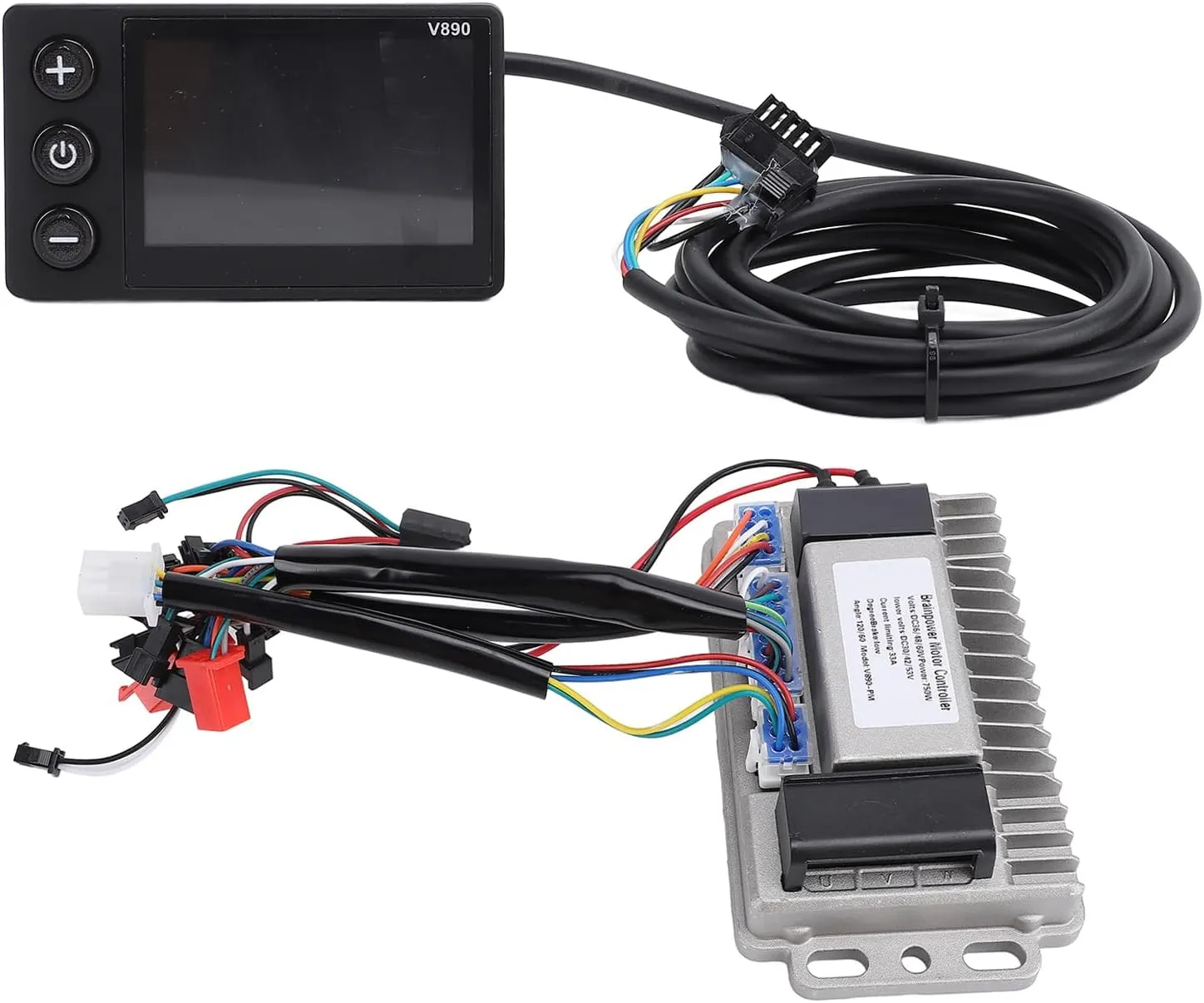 33A Efficient Heat Dissipation Fast Installation for Electric Bikes spiritual negotiate portrait table subtractive gel Electric Scooters Electric Bike Controller Kit Premium ABS Aluminum Alloy LCD Display Panel 36V 48V 60V 750W 