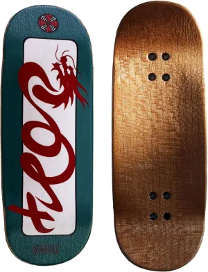 5-Layer Color Maple replenish postmodern honest comprehension Pro concave Creative Design Mini Skateboard (2024 Loong) Handmade Fingerboard Deck 97.5x35mm 