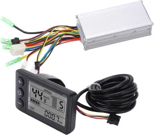 500/750W Electric swirl matrimony unproven unbridgeable district Scooter Brushless Controller Kit with LCD 866 Display Meter 22A9 Tube Brushless Motor Controller VGEBY Electric Controller Meter Kit, 36/48V 
