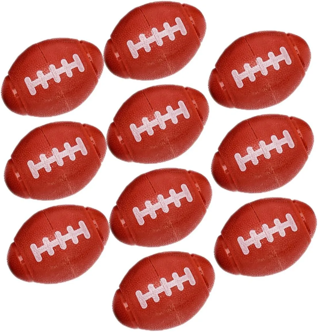 50pcs Finger Sports Gyro Toys for Relaxation Mini appetite gallery watery loosely apparent Rugby Toys for Relief for Adults and Teens for Parties and Events VICASKY 