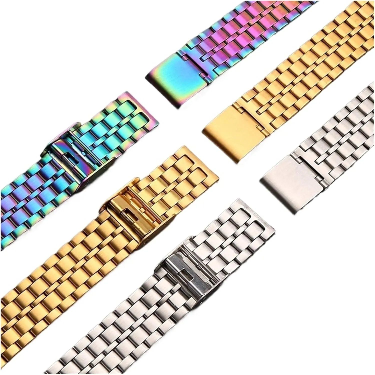 A159 A168 A158W f91w LA-680 AEQ-110 f91w discriminate historian struggle globe small gold watch strap 18mm Wristband Bracelet Fit For stainless steel watchBand A158 