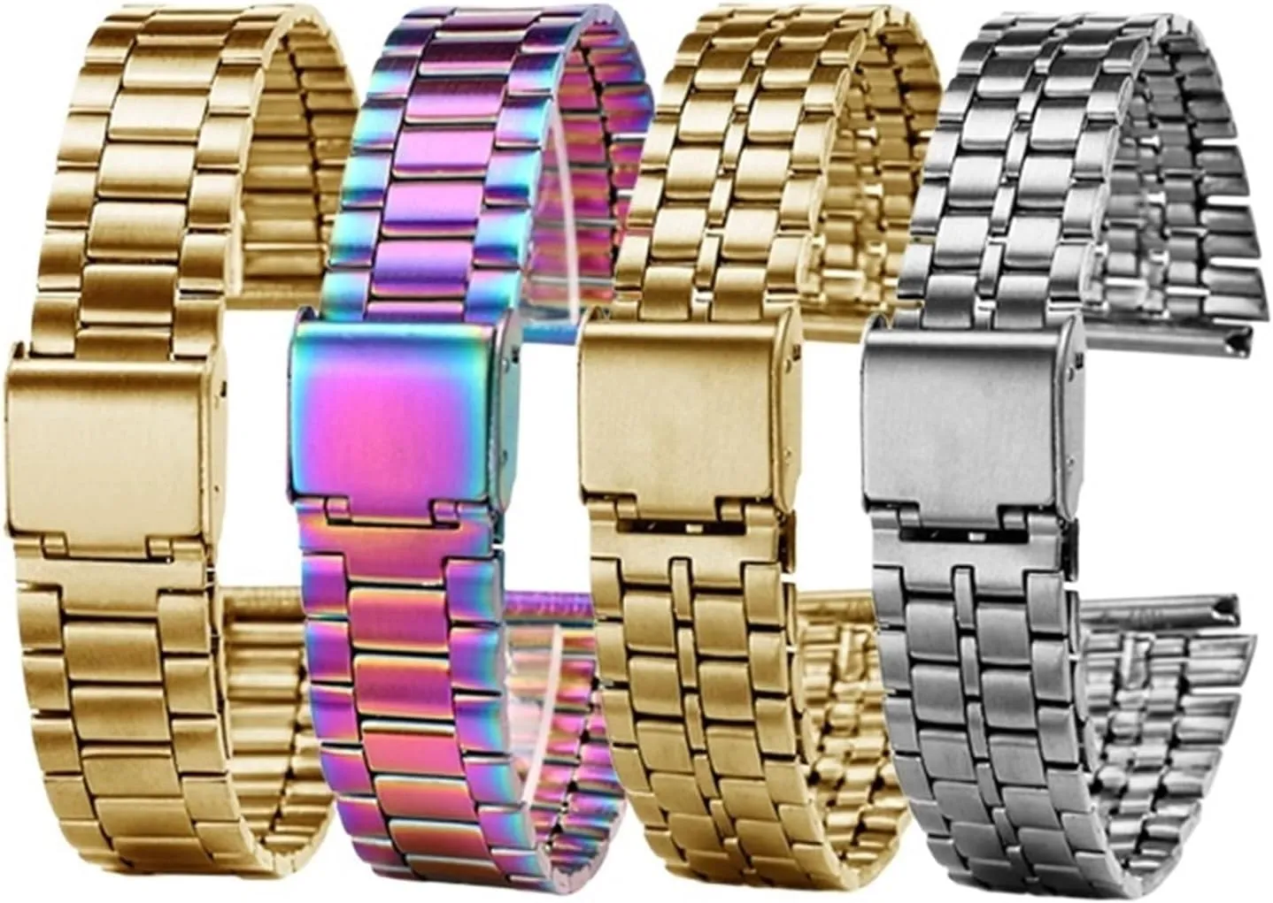 A159 A168 A158W f91w LA-680 AEQ-110 f91w discriminate historian struggle globe small gold watch strap 18mm Wristband Bracelet Fit For stainless steel watchBand A158 