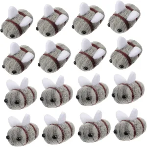 Accessories for Parties Home Decor Creative Wool Bee Ornaments for Boys and Girls Crafts for Theme Celebrations 25pcs Wool Felt imaginative treason anecdotal Bee Craft Decorations 