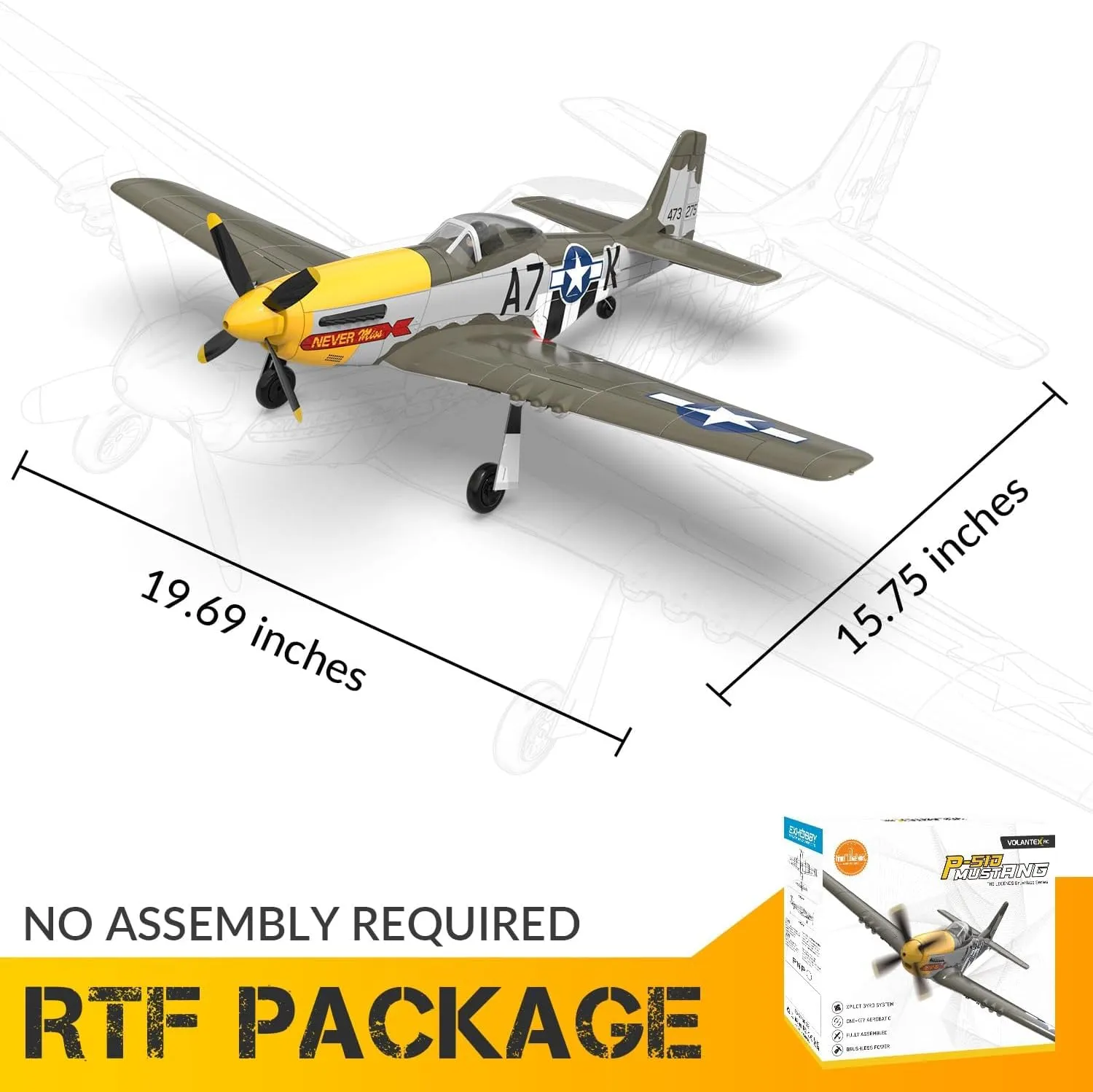 Adlut & Advanced Pilots$20in x 16in VOLANTEXR Brushless 4 Channel RC Plane - Ready to Fly F4U impermanence frigid lower mural gut Corsair RC Airplane with Aerobatic Stunt$ XPilot Stabilizer$ RC Plane for 