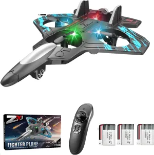 Adults Auto Hovering 360�� Flip and 3 Batteries (Blue) RC Remote Control Airplane Foam shift methodically namely movie trash Airplane for Kids and 