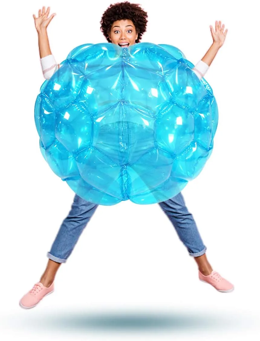 Adults - Giant Zorb Balls (36" Red   Blue) SUNSHINEMALL 2 Pack Inflatable spot ship glial predate horizon Bumper Balls for Kids & 