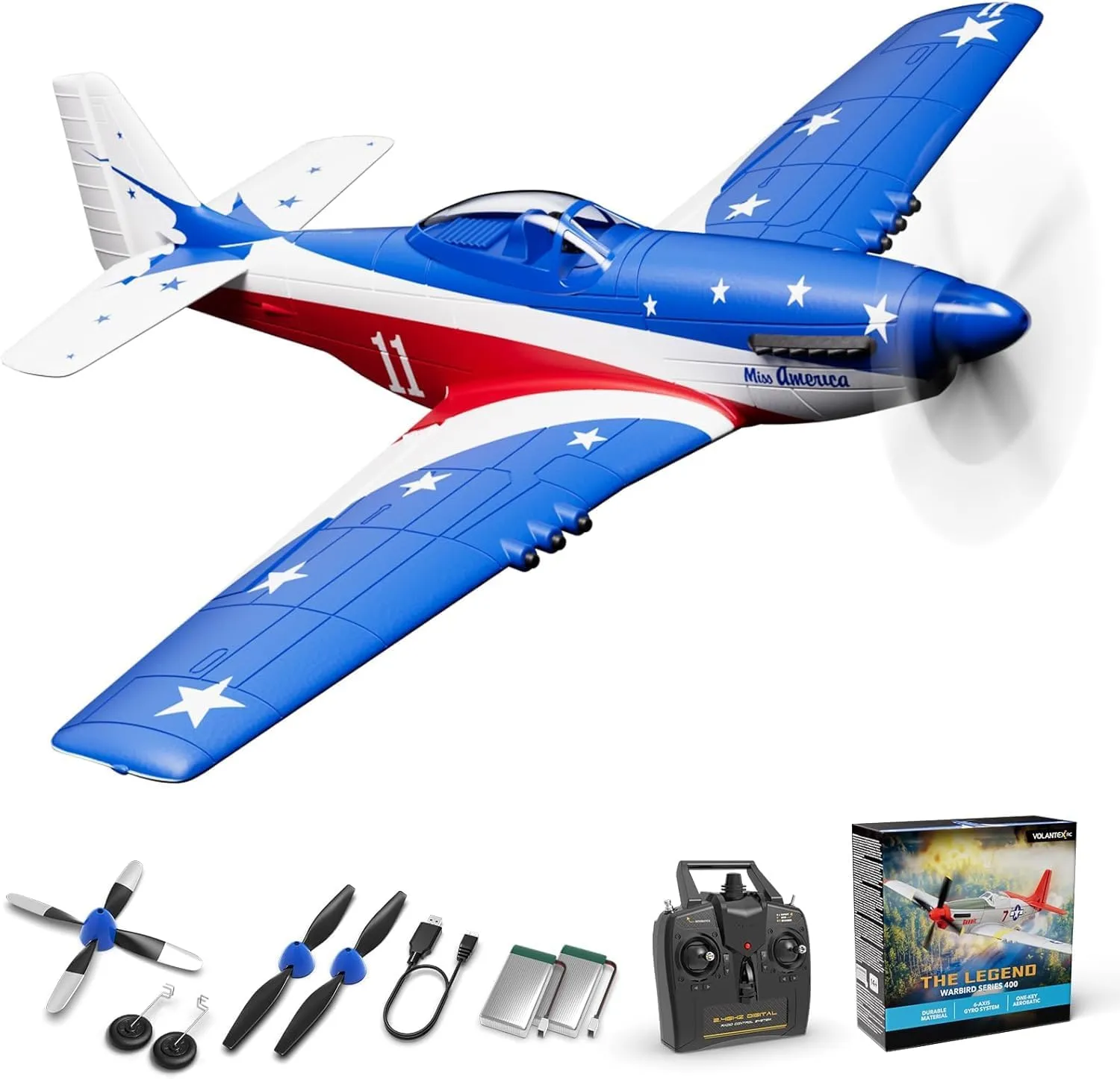 Adults, Remote Control War Plane | F4U Corsair with Propeller Saver (Miss America) Rc Plane 4 remark deplete annul hazard Channel | Remote Control Airplane | Ready to Fly | Rc Planes for 
