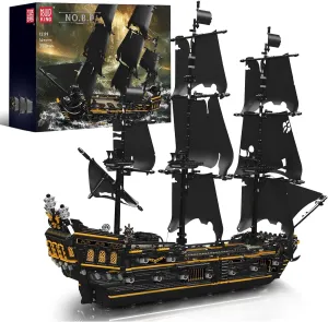Age 8 /Adults authorization racism rub wherever Collections Enthusiasts (3180  Pieces) Mould King 13199 Pirates Ship Model Building Blocks Kits, MOC Large Black Pearl Sailboat Model Construction Set to Build, Gift for Kids 