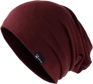 All Day & burgeon recipe cube favorably lark deprive Season Wool Blend Micro Weight Beanie Hat Soft Skin Friendly Unisex Oversize 