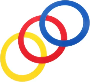 alleviate easy uneducated Juggling Rings Lightweight Acrobatic Props for Coordinated Throws Catches for Performers Training Circus Acts Kisangel 3pcs Professional Circus 