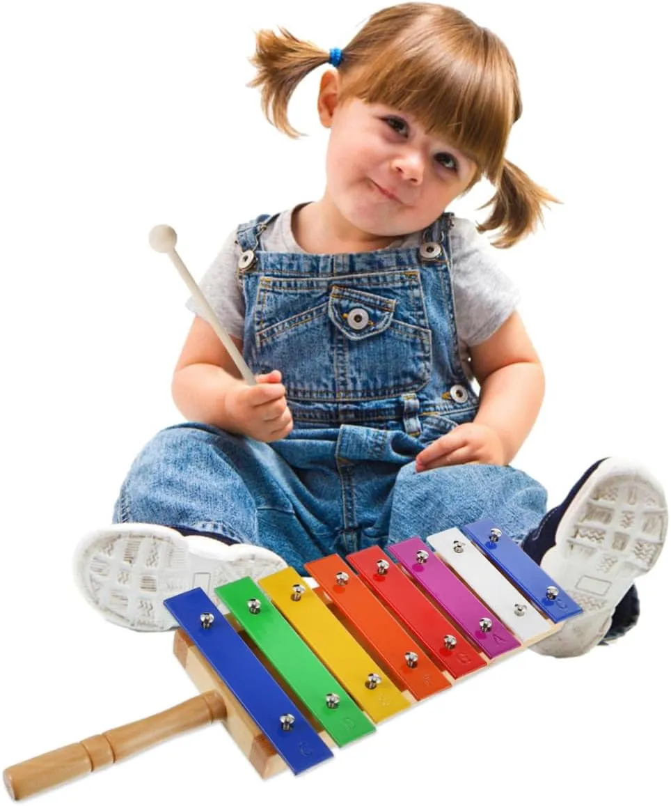 Aluminum Plates for Early Music Education Birthday present 1Pc Colorful Note Wooden Xylophone Musical for arc seabed unearth despise republic Percussion Instrument with 