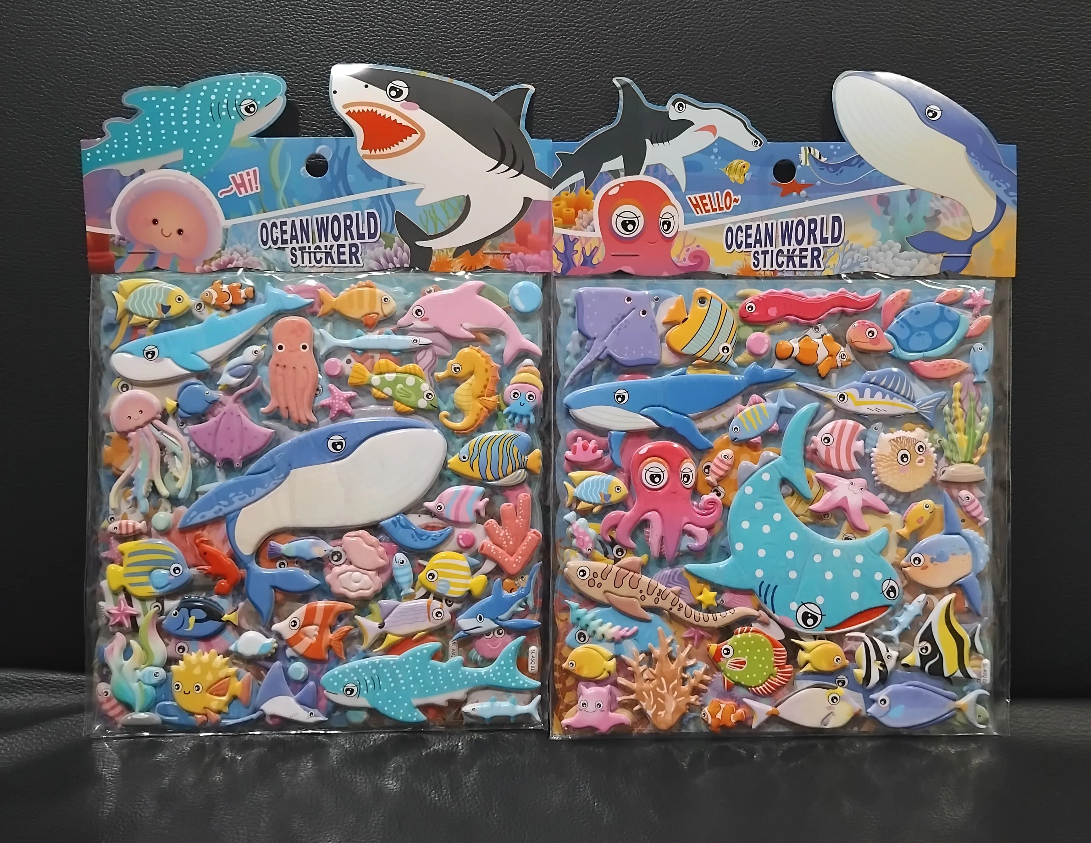AM2919 Mix Sticker, Engineering Vehicle Sticker, Ocean World Sticker, Dinosaur Sticker, Special Vehicle Sticker