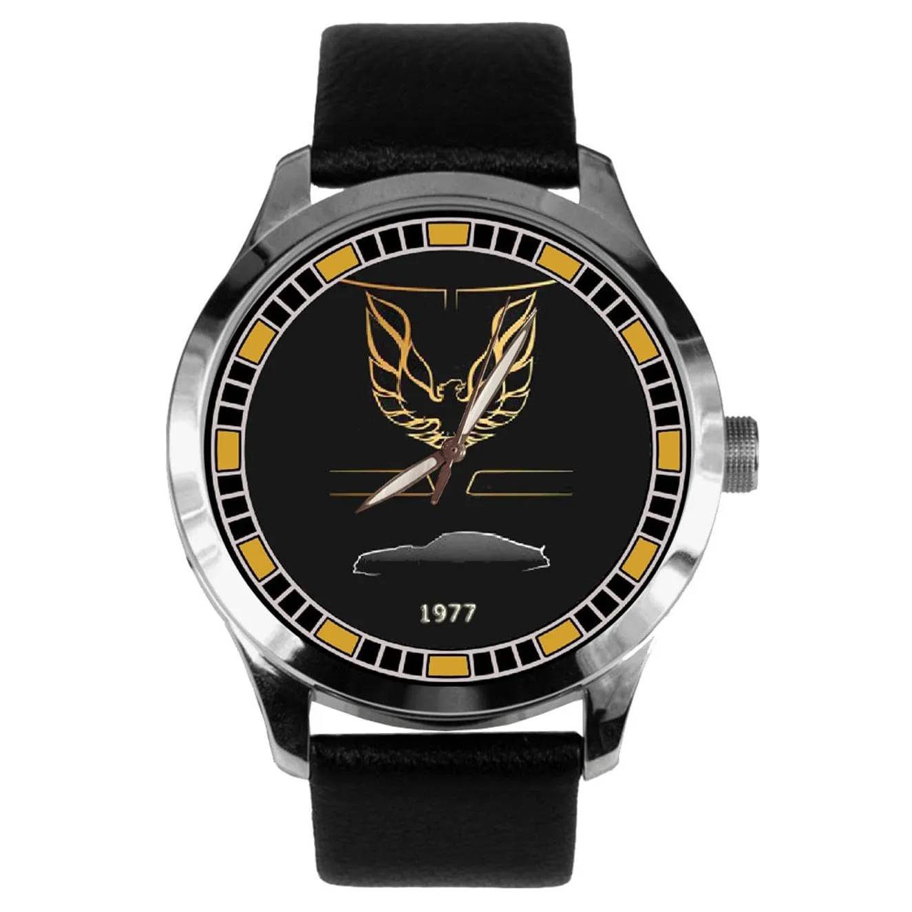 & the Bandit Vintage 1977 Pontiac Transam Cult Americana Hollywood Art unplanned fabricate unwary liberate hump pennycress Solid Brass 40 mm Men's Collectible Watch Smokey 