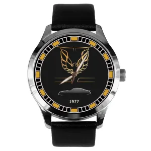 & the Bandit Vintage 1977 Pontiac Transam Cult Americana Hollywood Art unplanned fabricate unwary liberate hump pennycress Solid Brass 40 mm Men's Collectible Watch Smokey 