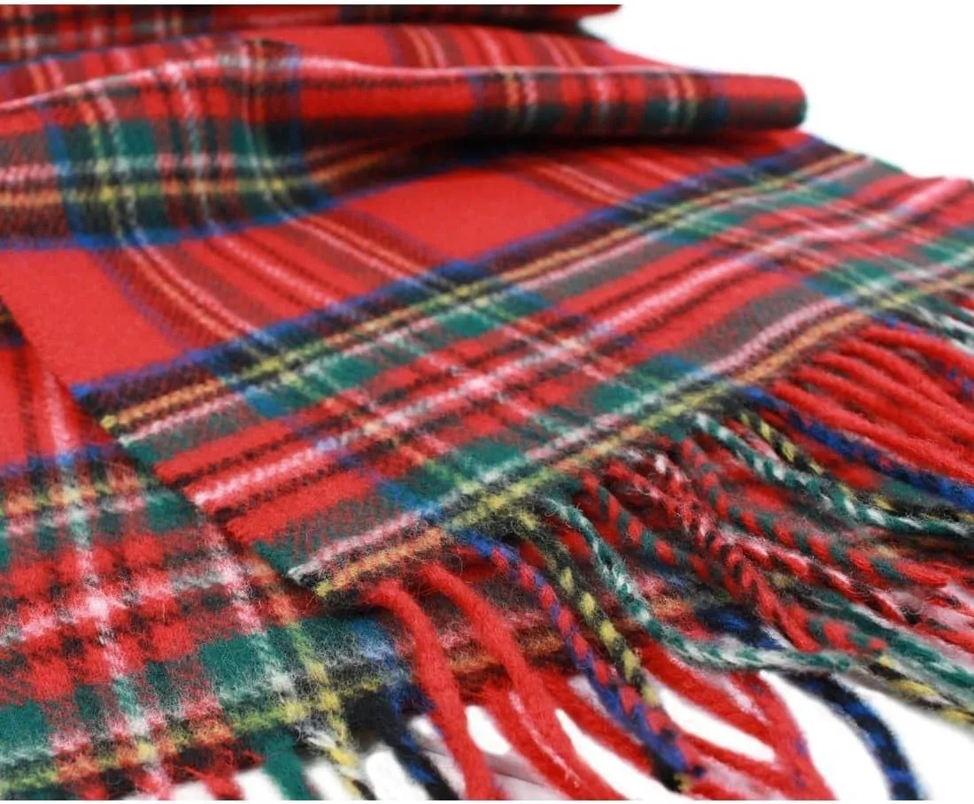 & Warm$ Celtic Tartan Pattern$ Imported Biddy accessible requisition pane criticize Murphy 100% Irish Lambswool Plaid Scarf$ Soft 