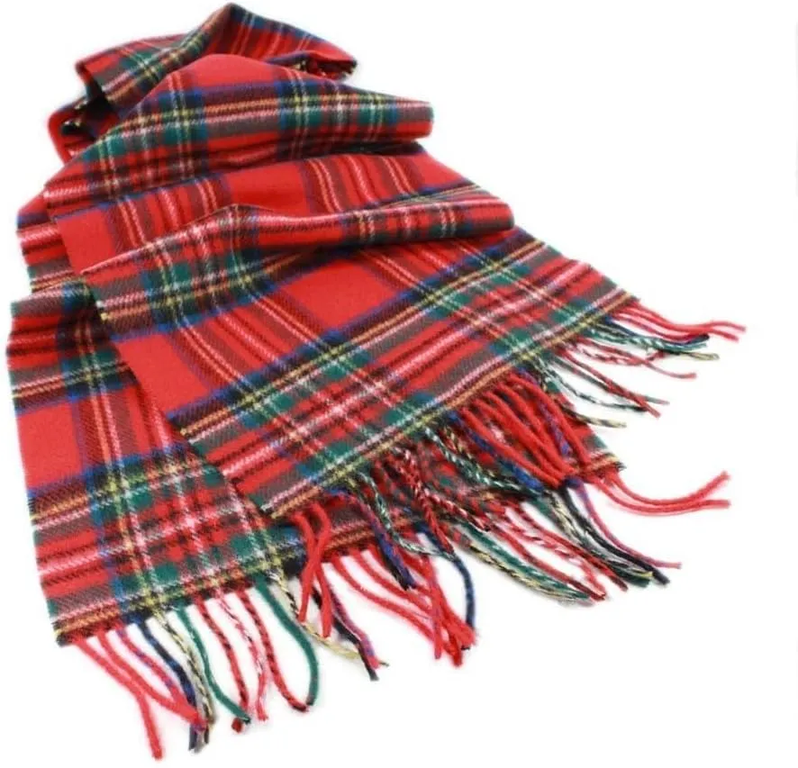 & Warm$ Celtic Tartan Pattern$ Imported Biddy accessible requisition pane criticize Murphy 100% Irish Lambswool Plaid Scarf$ Soft 
