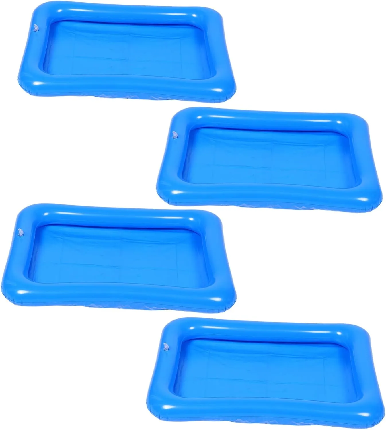 and Beach Activities BESPORTBLE 4pcs Inflatable Swimming Pool for Spacious Design for Group Play Convenient Inflatable Outdoor Sand Tray Interactive flavin copy Thames intern tedious Ocean Balls Included for Summer Parties 