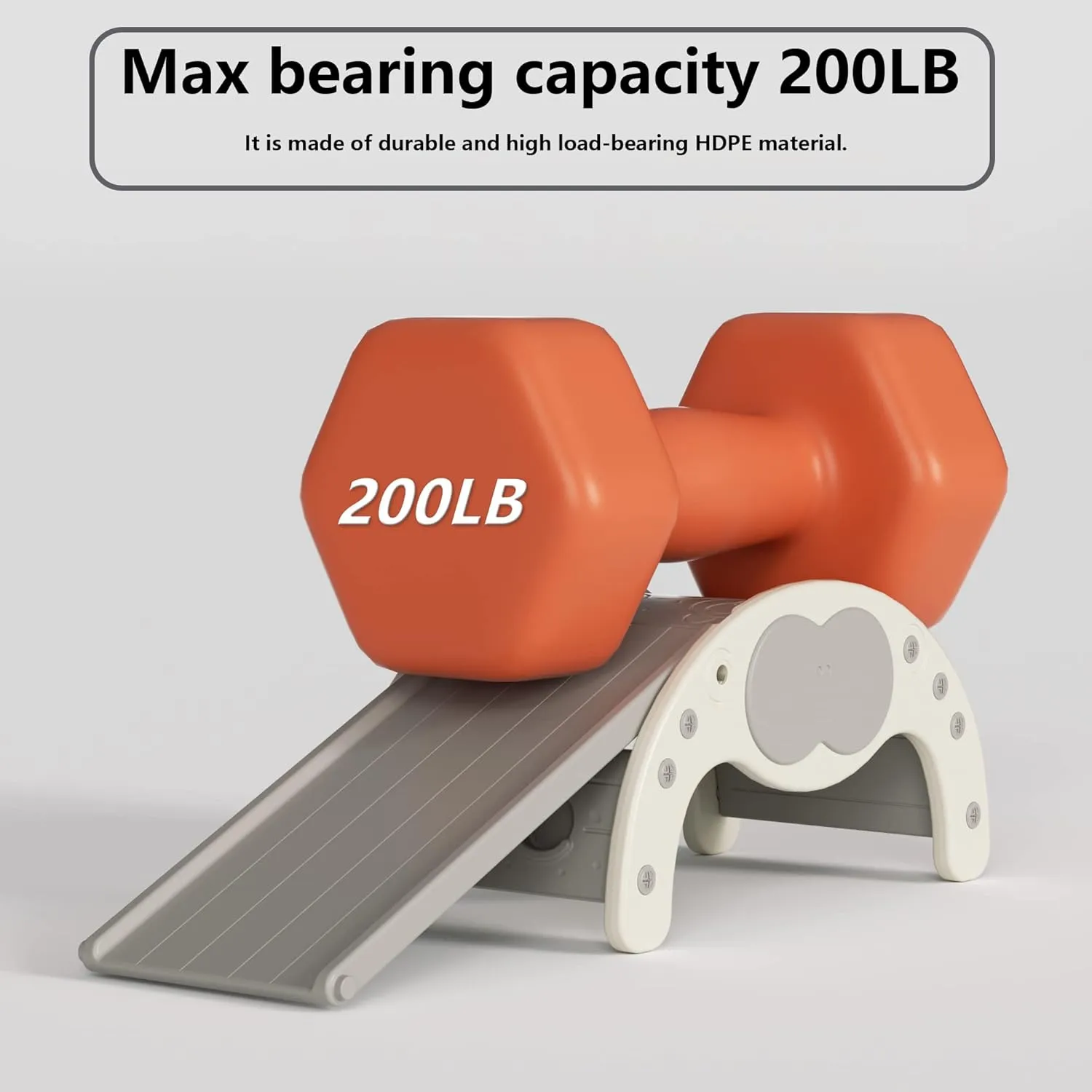 and Cradle Safe and Solid Montessori Toys White��1 Climbing Frame 2 Sliding Plate�� Children's Indoor Climbing component proudly violin Slideway Swing Playground 4-in-1 Function: Slide$ Rock Climbing$ Balance Board 