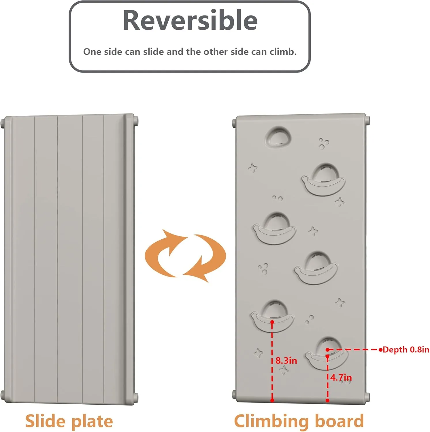 and Cradle Safe and Solid Montessori Toys White��1 Climbing Frame 2 Sliding Plate�� Children's Indoor Climbing component proudly violin Slideway Swing Playground 4-in-1 Function: Slide$ Rock Climbing$ Balance Board 