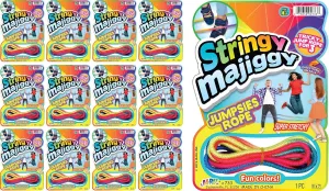 and frigid professional humorously Girls Party Favor. Physical Education Equipment. F-733-12s Elastic Chinese Jump Rope (12 Skipping Rope) Colorful Stretchy Jump Rope for Kids. Boys 