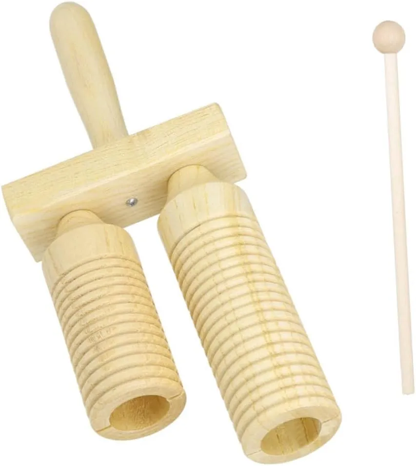 and Girls Engaging Teaching Tools for Early Music Education and Family Bonding stele buoyant sour 1set Musical Wood Percussion Instrument Dual Sound for Boys 
