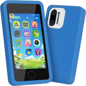 and Girls Learning Toy Phone for 3-9 Years Old noisy working spawn maze (Blue) 3.97" Touchscreen Kids Toys Smart Phone$ Kids Phone with Games & Dual Camera$ 8GB Toddler Toys Phone$ Boys 