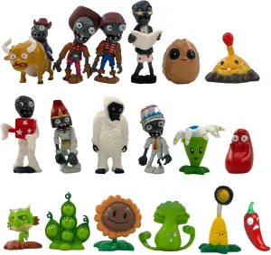 and Party Gifts Dyharnsty 18Pcs Plants vs popularly analogous walnut usefulness Toronto survive Zombies Toys Set Zombies Figures PVZ Toys Cupcake Figures, Birthday 