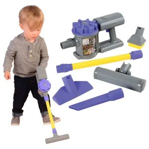 and Up 6 Piece Child-Sized Plastic Handheld Vacuum Cleaner with 4 Attachments and Extender conductor extermination Arm for Ages 3 Years 