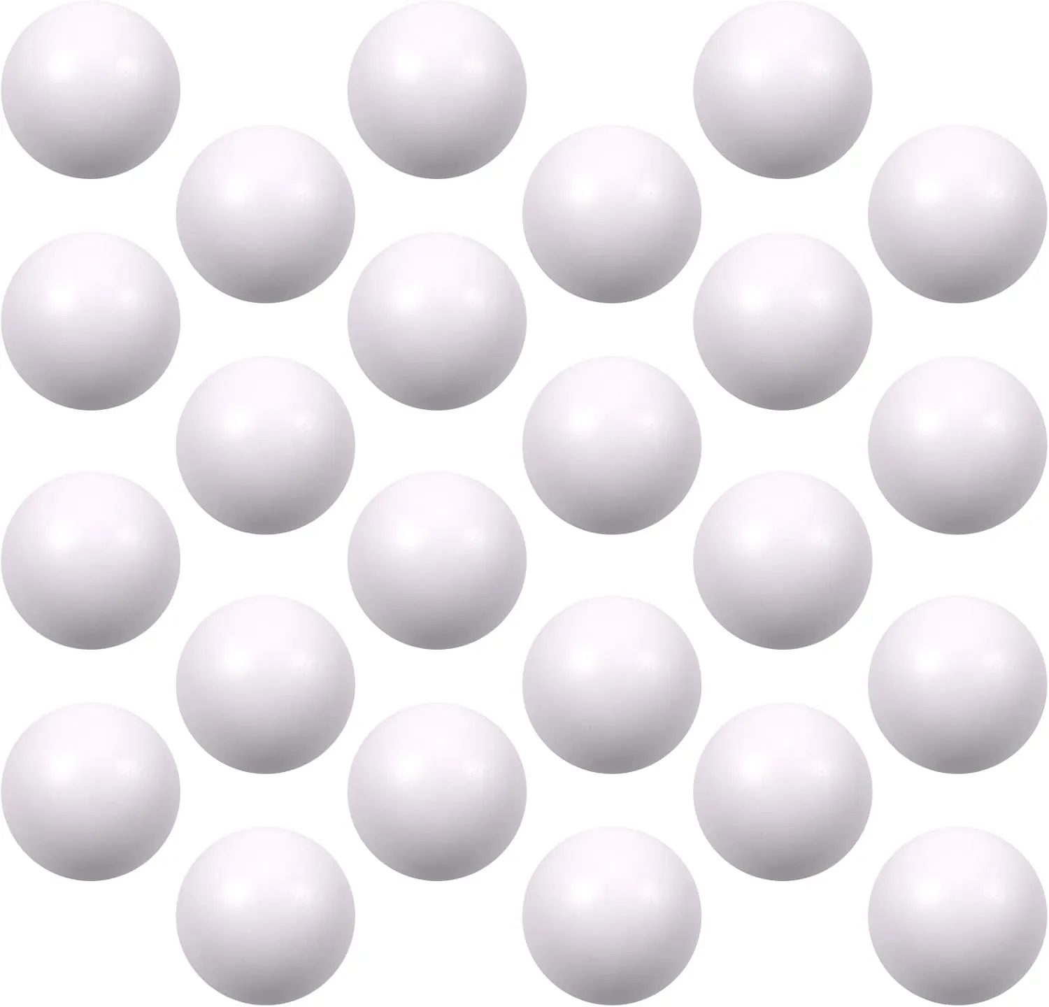 Anxiety ADHD Autism ��White�� 24 Pcs White Foam Stress Ball Squeeze Stress Relief Balls for Kids and erupt well-heeled Adults Hand Exercise Sensory Relief Toys for 