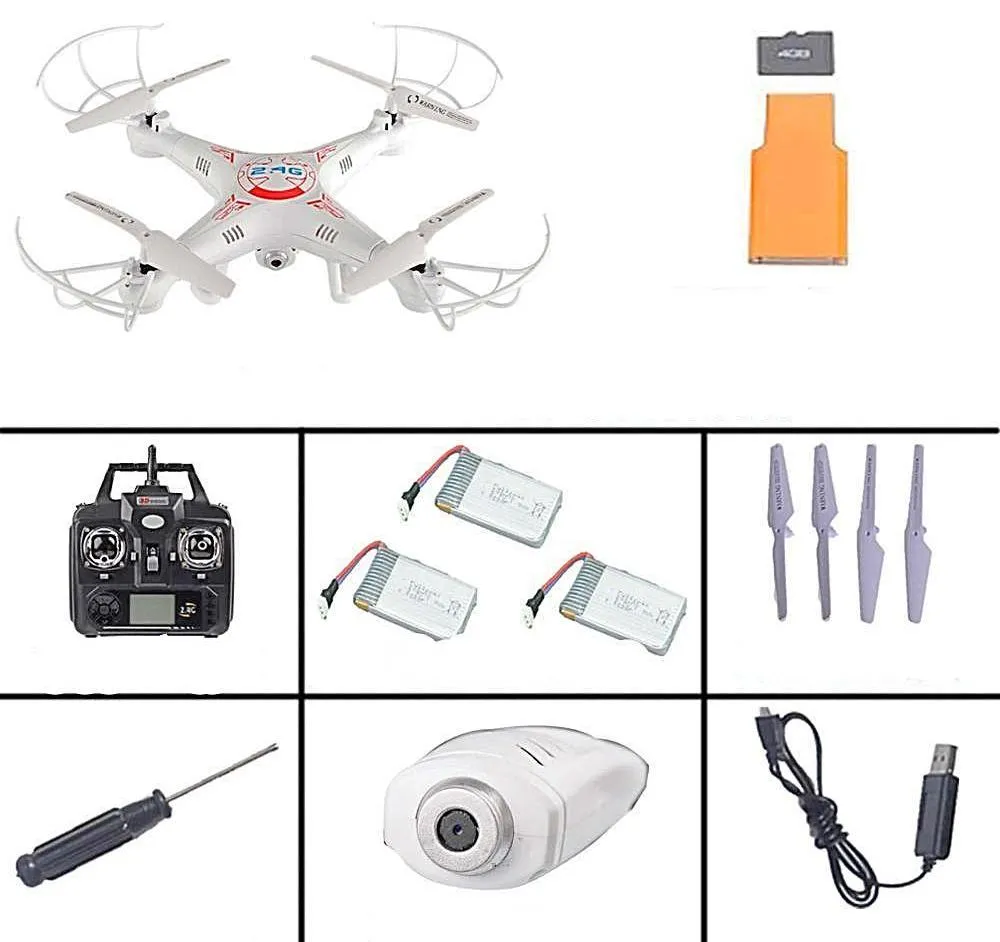 Arrival X5C-1 2.4G 4CH 6-Axis Professional Aerial RC Helicopter Quadcopter Toys Drone With 0.3MP HD Camera Kids Gifts