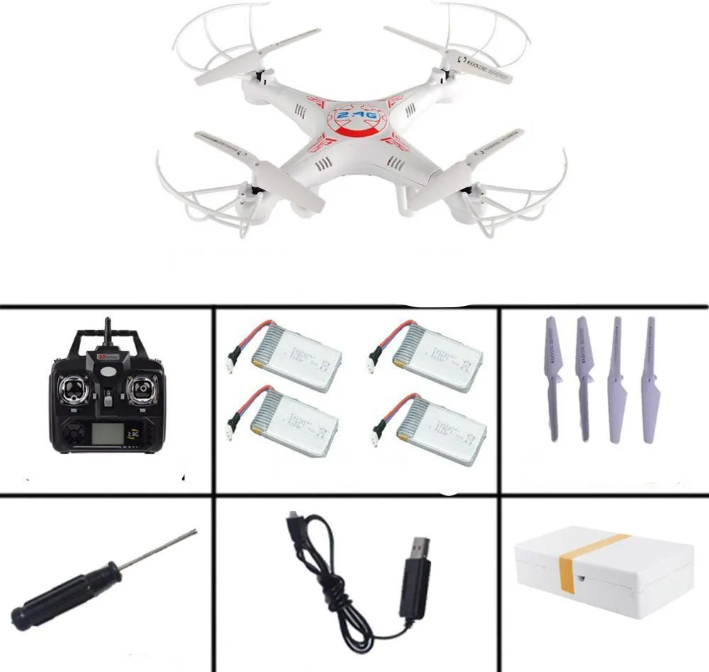 Arrival X5C-1 2.4G 4CH 6-Axis Professional Aerial RC Helicopter Quadcopter Toys Drone With 0.3MP HD Camera Kids Gifts