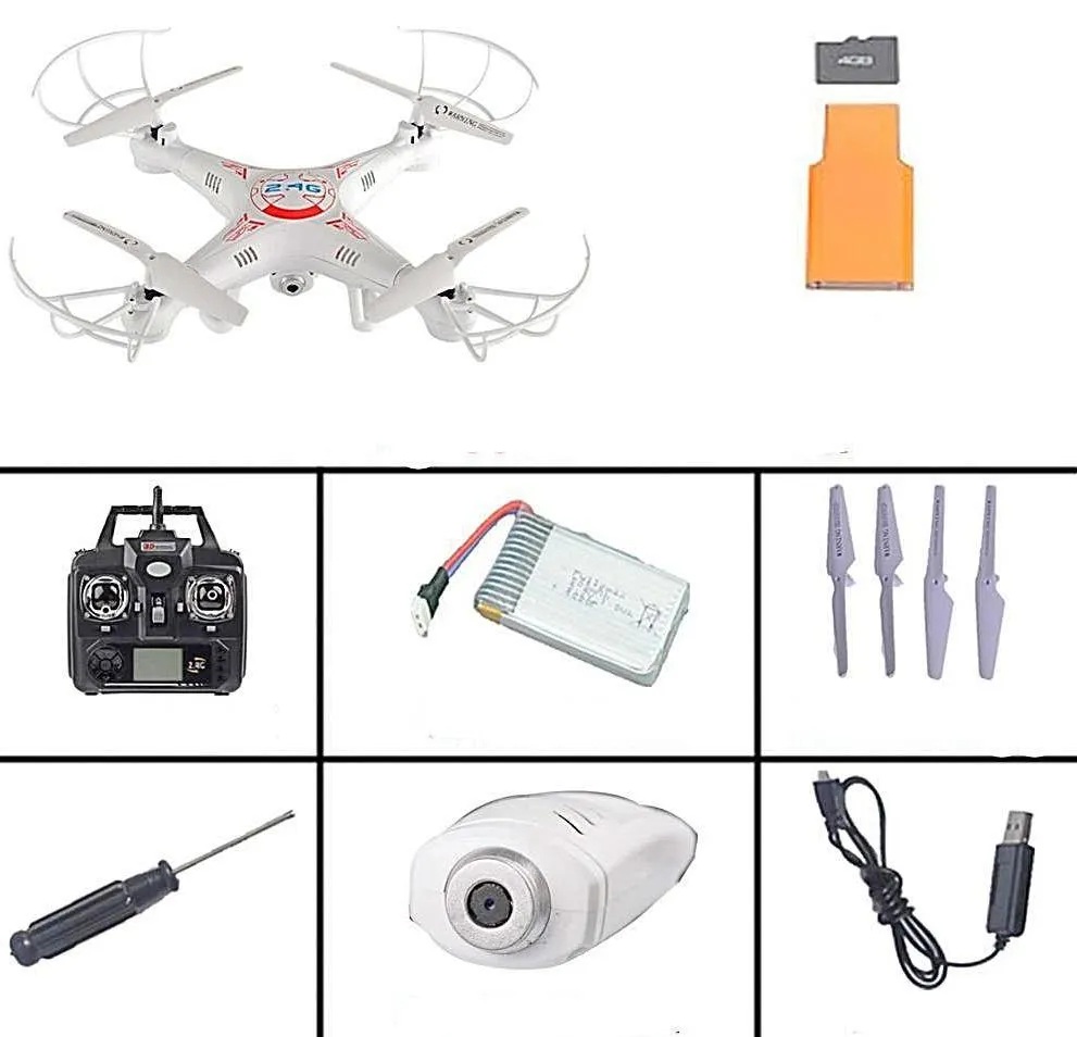 Arrival X5C-1 2.4G 4CH 6-Axis Professional Aerial RC Helicopter Quadcopter Toys Drone With 0.3MP HD Camera Kids Gifts