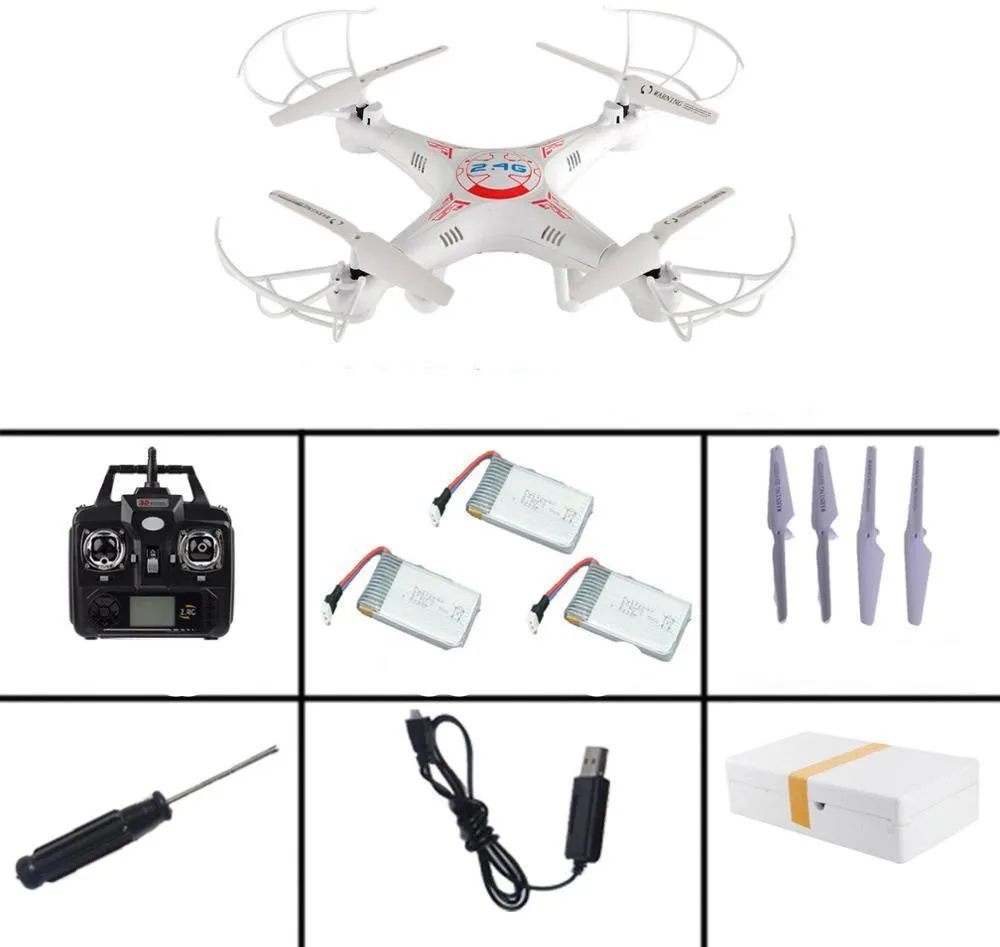 Arrival X5C-1 2.4G 4CH 6-Axis Professional Aerial RC Helicopter Quadcopter Toys Drone With 0.3MP HD Camera Kids Gifts