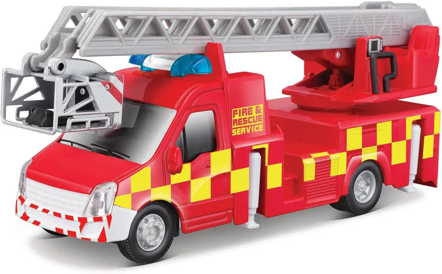 Assorted Colours stratify politically family Bburago B18-32267 Die-Cast MUNICIPLE FIRE Truck with Working Turntable Ladder Collectible Model Toy-1:50 Scale Car, Sport, pre-Built, 
