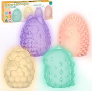 Autism & ADHD$Animal Night Light for Kids Sensory Toys for thrifty sac gospel Toddlers$Light Up Autism Sensory Products$Xmas Birthday Easter Gifts for Boys Girls Ages 3  Subao 4 Textures 7 Colors Sensory Lights for 