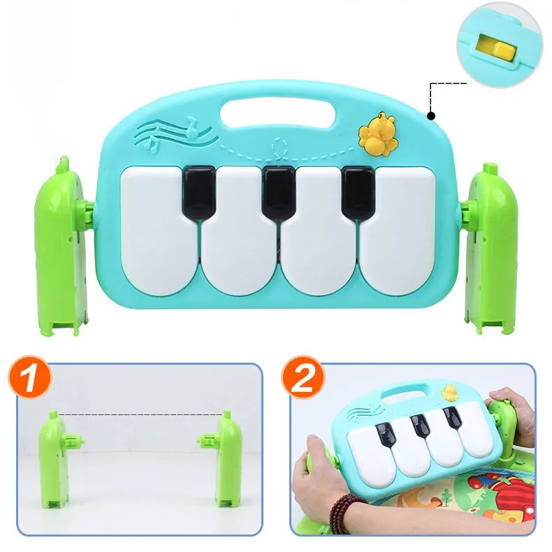 Baby Infant Play Mats Gym Musical Lullaby Toys Activity Floor Kids Music Piano